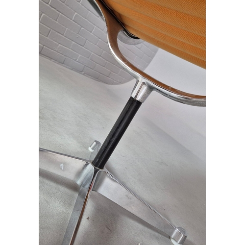 19 - HERMAN MILLER ALUMINIUM GROUP CHAIRS, A PAIR. by Charles and Ray Eames, vintage 20th Century, 84cm H... 