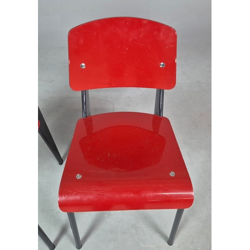 25 - PAIR OF VITRA STANDARD CHAIRS BY JEAN PROUVE. Vitra Edition 2002.