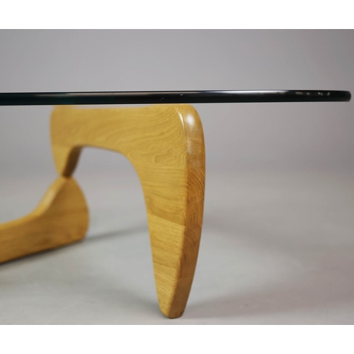 46 - VITRA NOGUCHI COFFEE TABLE BY ISAMU NOGUCHI. 41cm H x 125cm W x 90cm D.