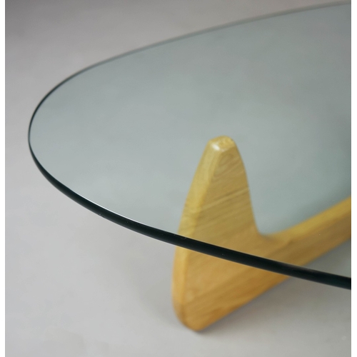 46 - VITRA NOGUCHI COFFEE TABLE BY ISAMU NOGUCHI. 41cm H x 125cm W x 90cm D.