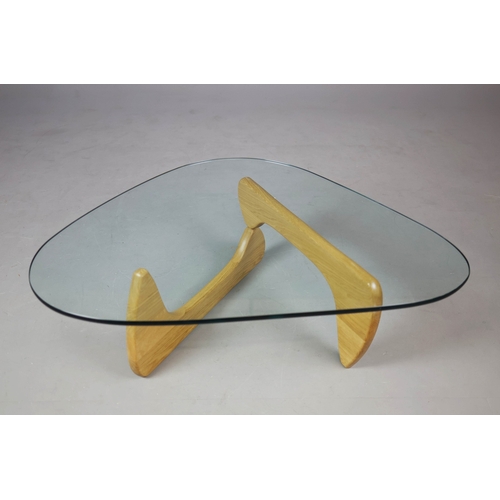 46 - VITRA NOGUCHI COFFEE TABLE BY ISAMU NOGUCHI. 41cm H x 125cm W x 90cm D.