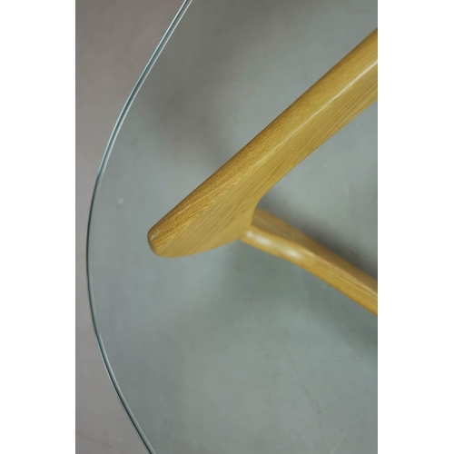 46 - VITRA NOGUCHI COFFEE TABLE BY ISAMU NOGUCHI. 41cm H x 125cm W x 90cm D.