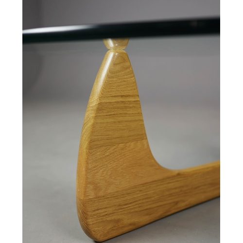 46 - VITRA NOGUCHI COFFEE TABLE BY ISAMU NOGUCHI. 41cm H x 125cm W x 90cm D.