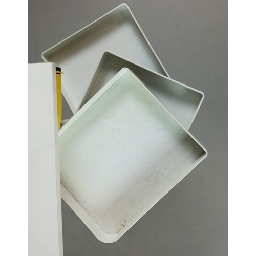 59 - ATTRIBUTED TO BIEFFEPLAST TECNIGRAFO DESK. by Joe Colombo, vintage 20th Century 70cm H x 115cm W x 6... 