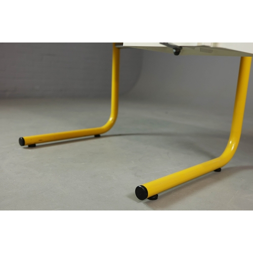 59 - ATTRIBUTED TO BIEFFEPLAST TECNIGRAFO DESK. by Joe Colombo, vintage 20th Century 70cm H x 115cm W x 6... 