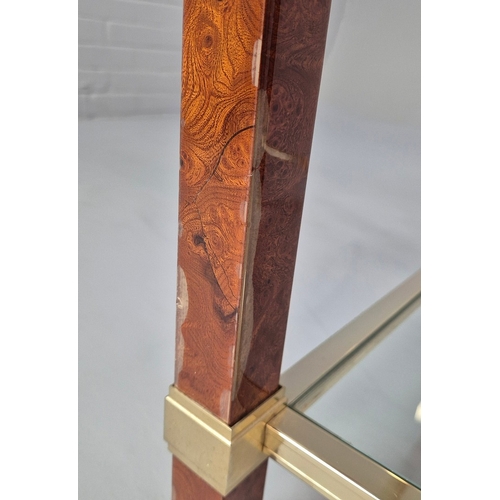 60 - PIERRE VANDEL SIDE TABLE. vintage 1970s French 50cm H x 58cm W x 58cm D.