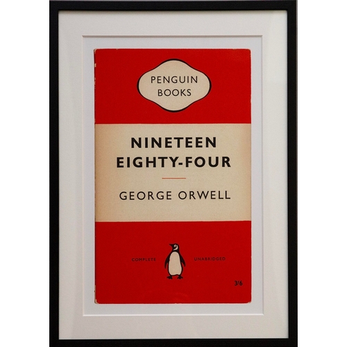 118 - KING & MCGAW. PENGUIN BOOKS NINETEEN EIGHT-FOUR (2). a pair of prints, each 62cm x 45cm, framed.