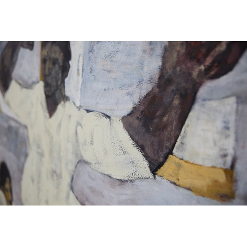 17 - MAJOR CONRAD 'DICK' RICHARDSON ROMYN MC (1915-2007). SEMANA SANTA. Oil on Canvas, 142cms x 103cms, (... 