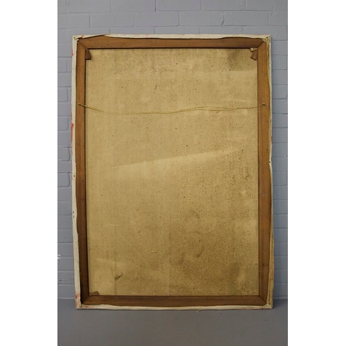 17 - MAJOR CONRAD 'DICK' RICHARDSON ROMYN MC (1915-2007). SEMANA SANTA. Oil on Canvas, 142cms x 103cms, (... 