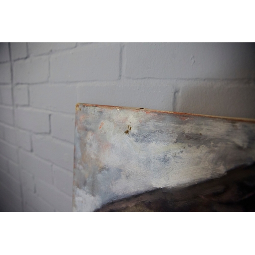 17 - MAJOR CONRAD 'DICK' RICHARDSON ROMYN MC (1915-2007). SEMANA SANTA. Oil on Canvas, 142cms x 103cms, (... 