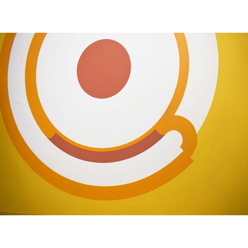 19 - MARIO DE GROSSI (1925-1999). A II. Oil on canvas, signed and dated 1973, 126cm x 113cm, framed.