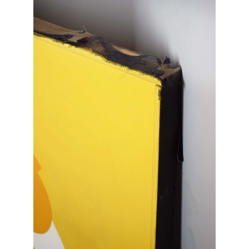 19 - MARIO DE GROSSI (1925-1999). A II. Oil on canvas, signed and dated 1973, 126cm x 113cm, framed.