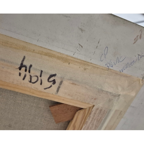 26 - SPANISH IMPRESSIONIST SCHOOL. STILL LIFE WITH APPLES AND VASES. oil on canvas, signed 'Vinyeta', 66c... 