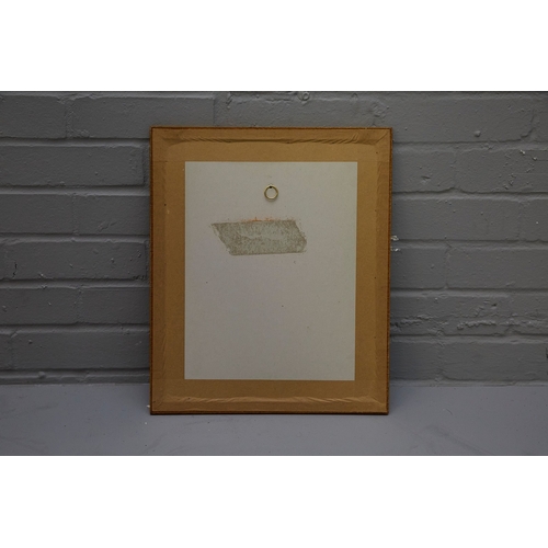 3 - 19TH CENTURY BRITISH SCHOOL. LADY CARRYING BASKET OF FRUIT. watercolour, dated 1826, 43cm x 36cm, fr... 