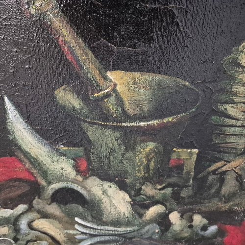 30 - ANDREIJ GENNADIEV. PETER THE GREAT AND STILL LIFE WITH PESTLE. Oil on Canvas, 80cms x 90cms, inscrib... 