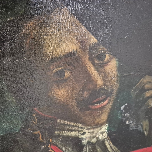 30 - ANDREIJ GENNADIEV. PETER THE GREAT AND STILL LIFE WITH PESTLE. Oil on Canvas, 80cms x 90cms, inscrib... 