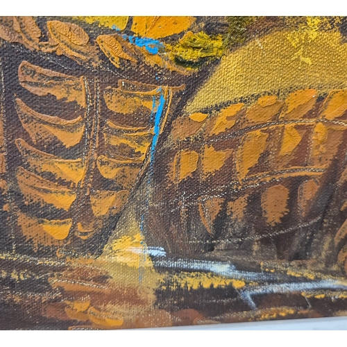 44 - SPANISH SCHOOL (21ST CENTURY). FISHERMAN BY THE SEA. signed by the artist, oil on canvas, 59cm x 157... 