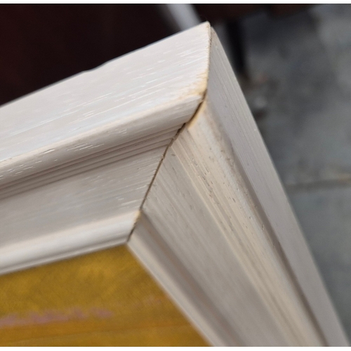 44 - SPANISH SCHOOL (21ST CENTURY). FISHERMAN BY THE SEA. signed by the artist, oil on canvas, 59cm x 157... 