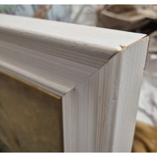 45 - YAKOV KHAIMOV (1914-1991). PANSIES 1950S. oil on board, 40cm x 50cm.