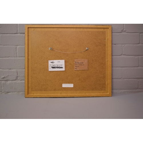 48 - JOHN BRYCE (19342022). STATE VISIT, ADMIRALTY ARCH. watercolour, 45cm x 54cm, framed.