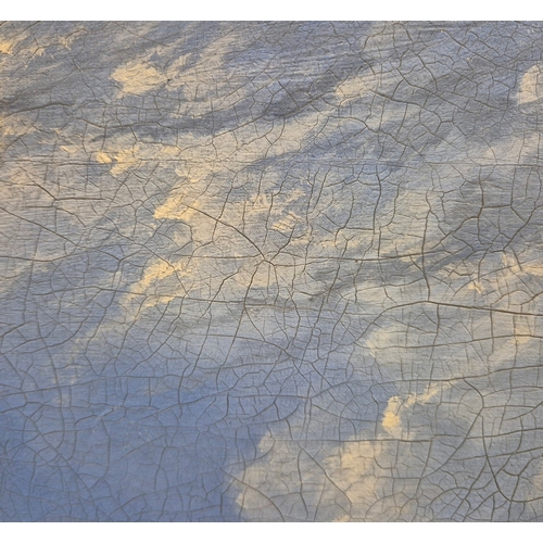 5 - 19TH CENTURY BRITISH SCHOOL. SHIPS IN A STORMY SEA. oil on canvas, indistinctly signed and dated 186... 