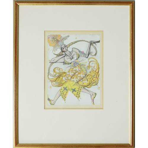 91 - LEON BAKST (RUSSIAN/FRENCH 1866-1924). COSTUME DESIGNS (3). a set of three coloured engravings, larg... 