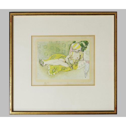 91 - LEON BAKST (RUSSIAN/FRENCH 1866-1924). COSTUME DESIGNS (3). a set of three coloured engravings, larg... 