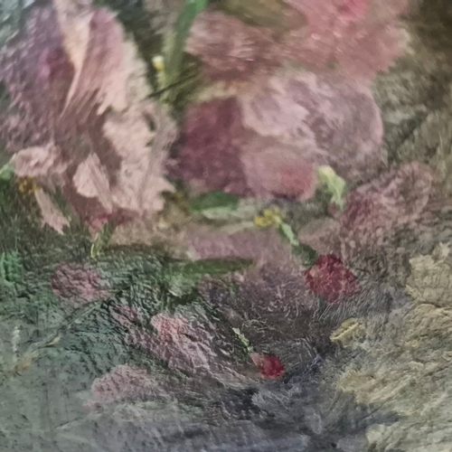 103 - MARCUS ARTHUR BOSS (BRITISH 1891-). STILL LIFE WITH VASE AND FLOWERS. oil on canvas, 90cm x 77cm, fr... 