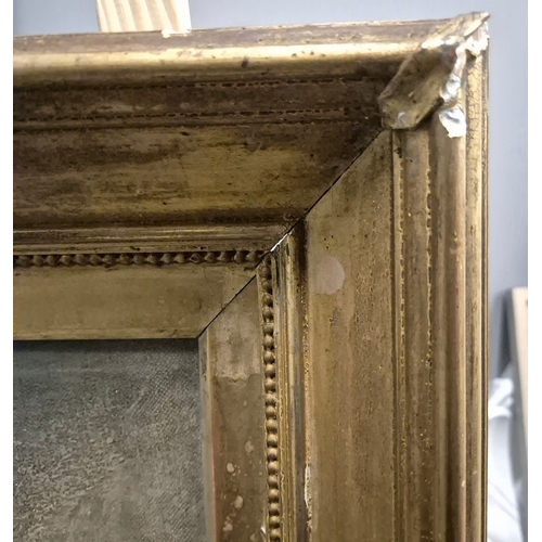 107 - 19TH CENTURY SCHOOL. SHIP IN STORMY SEAS. oil on canvas, 56cm x 67cm, framed.