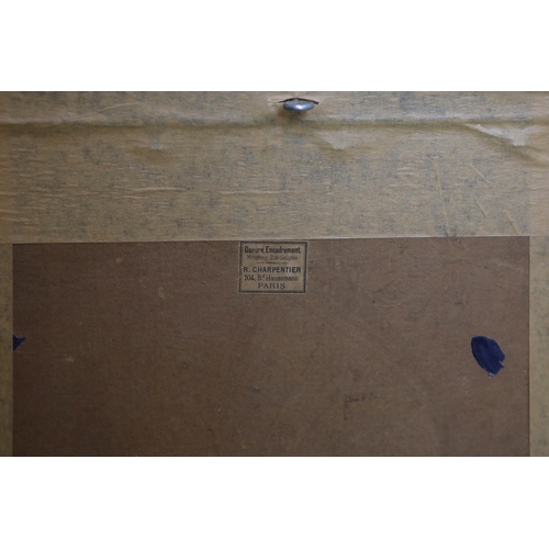 110 - FRENCH PRINTS. LES GASTRONOME SANS ARGENT AND LES GASTRONOME JOUISSANCE (2). framed, each overall 56... 