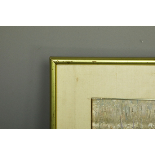 64 - 20TH CENTURY SCHOOL. WORKERS IN THE RICE FIELDS. oil on canvas, 78cm x 62cm, framed.