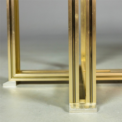 694 - PIERRE VANDEL DINING SET. (7). vintage 1970s French, including 6 chairs, 101cm H approx., and a tabl... 