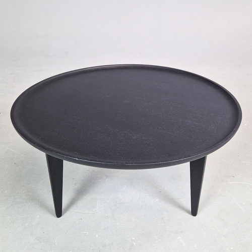 697 - BENCHMARK GLEDA COFFEE TABLE. by Space Copenhagen, 43cm H x 80cm diam.