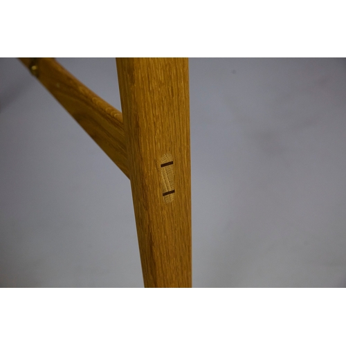 702 - CARL HANSEN & SON HUNTING TABLE. by Børge Mogensen, 210cm x 81.5cm x 71.5cm approx.