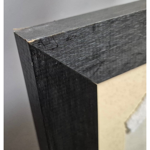 72 - 20TH CENTURY SCHOOL. HEAD STUDY. mixed media, indistinctly signed and dated 90, 83cm x 59cm, framed.