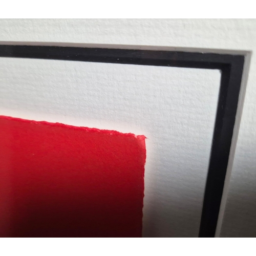 76 - BRUCE MCKAY. KISSY FACE. silkscreen on velin arches blanc, framed and glazed, edition 79/295, signed... 