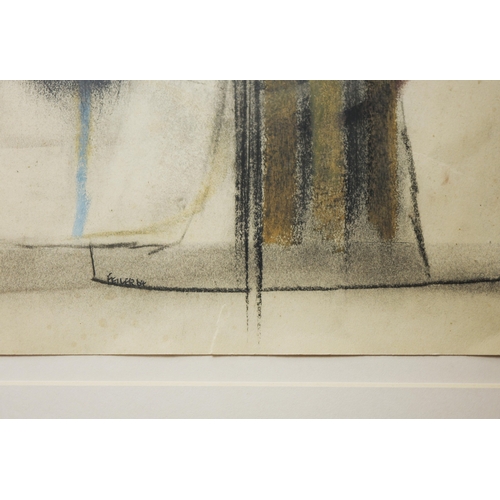 1 - PAUL FEILER (BRITISH 1918-2013). COMPOSITION. (d) gouache and pastel on paper, signed 'Feiler 64', 4... 