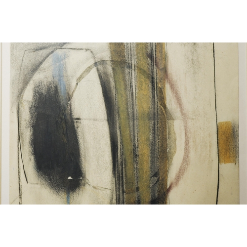1 - PAUL FEILER (BRITISH 1918-2013). COMPOSITION. (d) gouache and pastel on paper, signed 'Feiler 64', 4... 