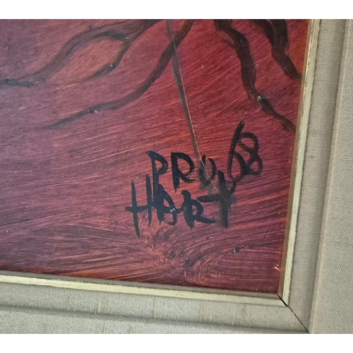 10 - KEVIN CHARLES (PRO) HART (AUSTRALIAN 1928-2006). BIRDS AND ANTS. (d) oil on board, Barry Stern Galle... 