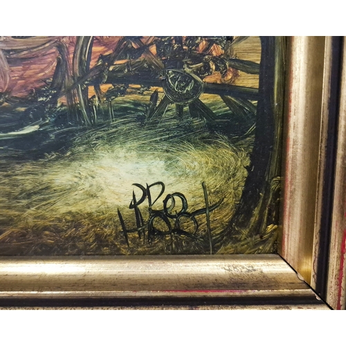 11 - KEVIN CHARLES (PRO) HART (AUSTRALIAN 1928-2006). COBB AND CO COACH. (d) oil on board, Barry Stern Ga... 