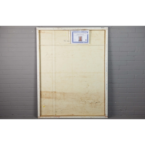 13 - TESS NAPALJARRI ROSS (20TH CENTURY AUSTRALIAN ABORIGINAL). CEREMONY. (d) oil on canvas, 147cm x 120c... 