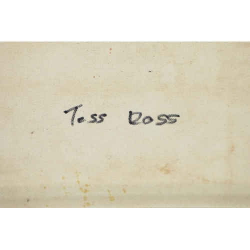 13 - TESS NAPALJARRI ROSS (20TH CENTURY AUSTRALIAN ABORIGINAL). CEREMONY. (d) oil on canvas, 147cm x 120c... 