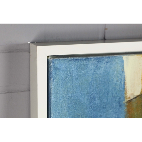 17 - 20TH CENTURY SCHOOL. ABSTRACT LANDSCAPE. oil on canvas, indistinctly signed and dated '94, 155cm x 1... 