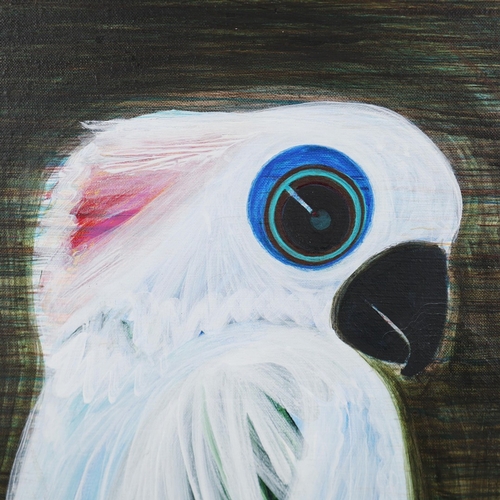 21 - FENDRY EKEL (B. 1971). WITNESS. oil on canvas, 85cm x 63cm, framed.