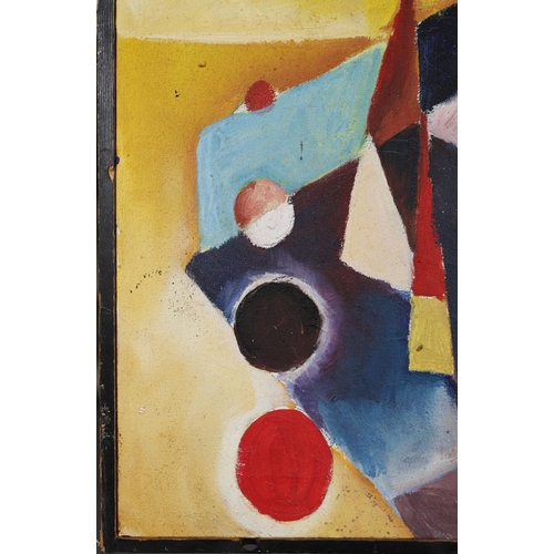 22 - BENJAMIN DOLMAN. ABSTRACT HUDSON STUDIO. Oil on Canvas, 74cms x 106cms, signed, inscribed verso, fra... 