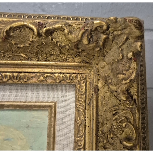 24 - SANDRO NEGRI (ITALIAN 1940-2012). LA CAMPAGNA. oil on canvas, 80cm x 70cm, framed.