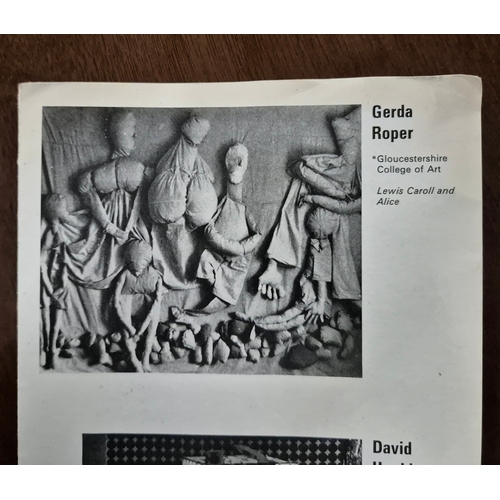 25 - GERDA ROPER (20TH CENTURY). BLUE FIGURES. oil on canvas, 119cm x 120cm.