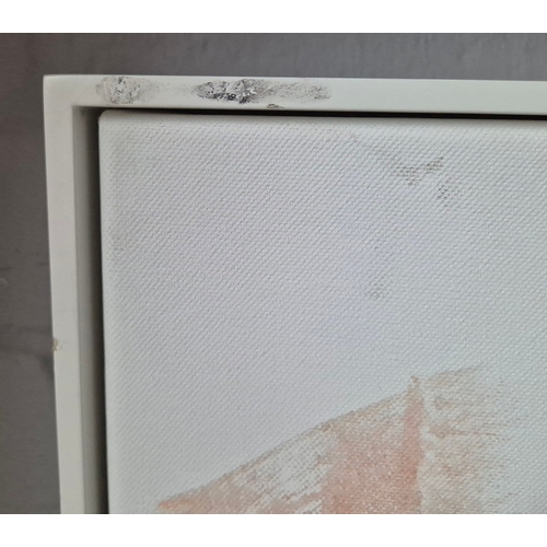 3 - ANDREA BREUNIG (B 1983). ABSTRAKT OHNE TITEL. Oil on Canvas, 101cms x 70cms, Framed.