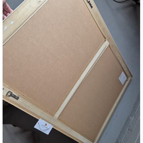 3 - ANDREA BREUNIG (B 1983). ABSTRAKT OHNE TITEL. Oil on Canvas, 101cms x 70cms, Framed.