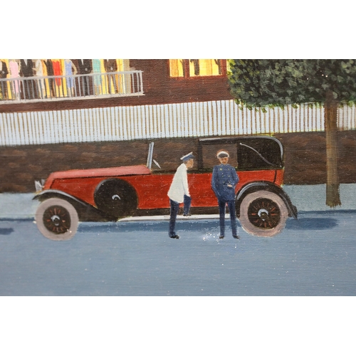 37 - NEIL DAVENPORT (BRITISH 1913-1983). DEAUVILLE. oil on canvas, Portal Gallery label verso, 46cm x 56c... 